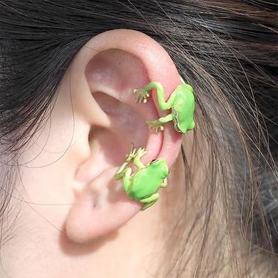 Laubfrosch-Ring, verstellbarer Laubfrosch-Ring, handgefertigter Frosch-Ring, niedliche Tier-Fingerringe im Vintage-Stil, lustiger neuster Laubfrosch-Ring, offener Ring, Alltagsschmuck für Frauen,