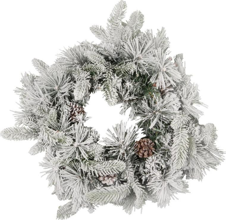 Goliat Kerstkrans met LED-verlichting en sneeuw-effect
