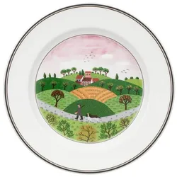FRÜHSTÜCKSTELLER JÄGER Design Naif bunt ø 21 cm