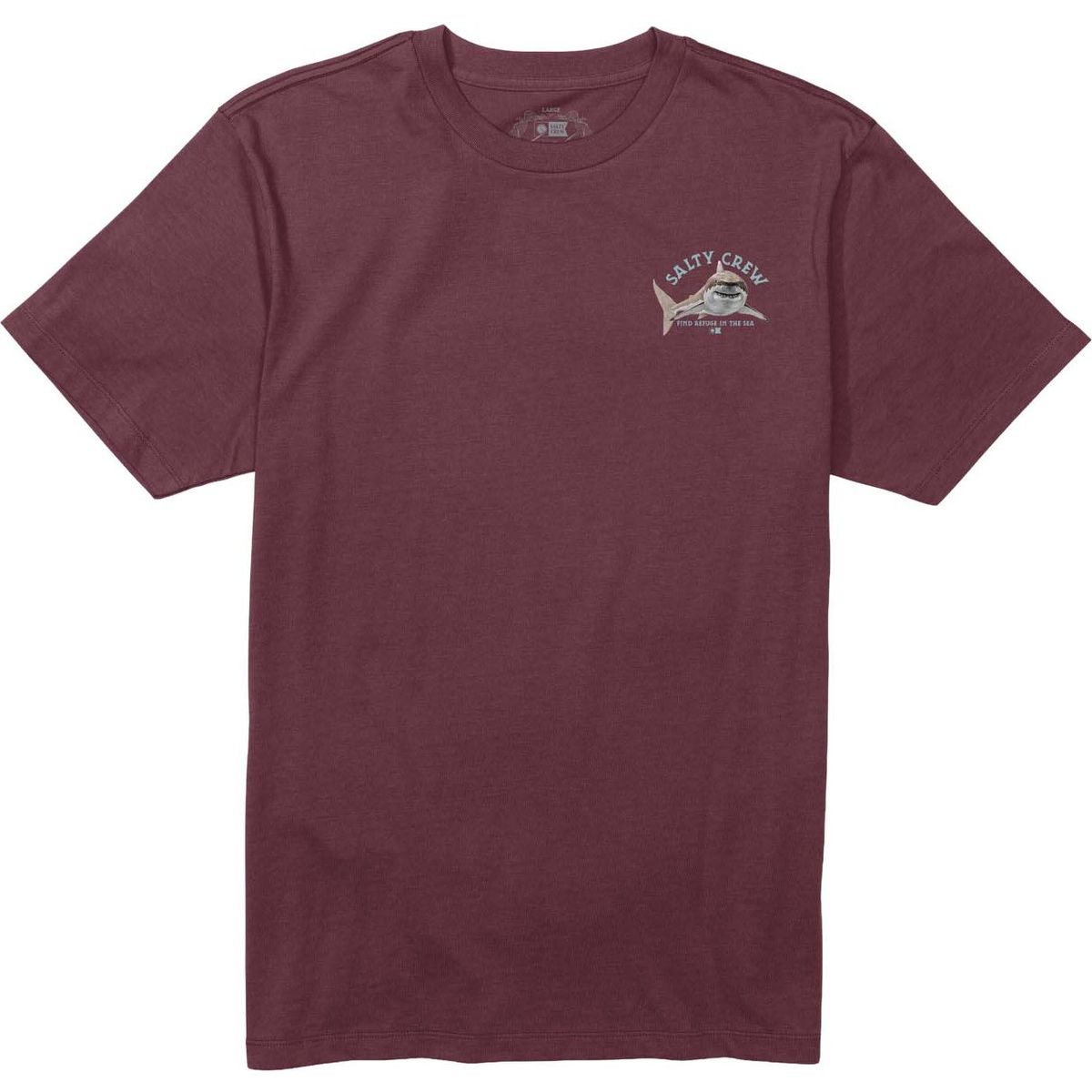 Salty Crew Lurking SS Tee burgundy (BUR) S 20035831-BUR-S