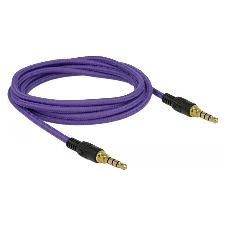 Delock 85599 Audio-Kabel Violett (2 m) (85599)