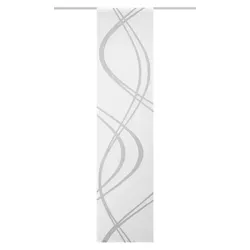 Schmidt Schiebevorhang Tiberio 60 x 245 cm Polyester Grau