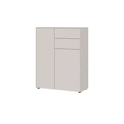 uno Schuhschrank  Lomena , beige , Maße (cm): B: 92 H: 119 T: 41.0