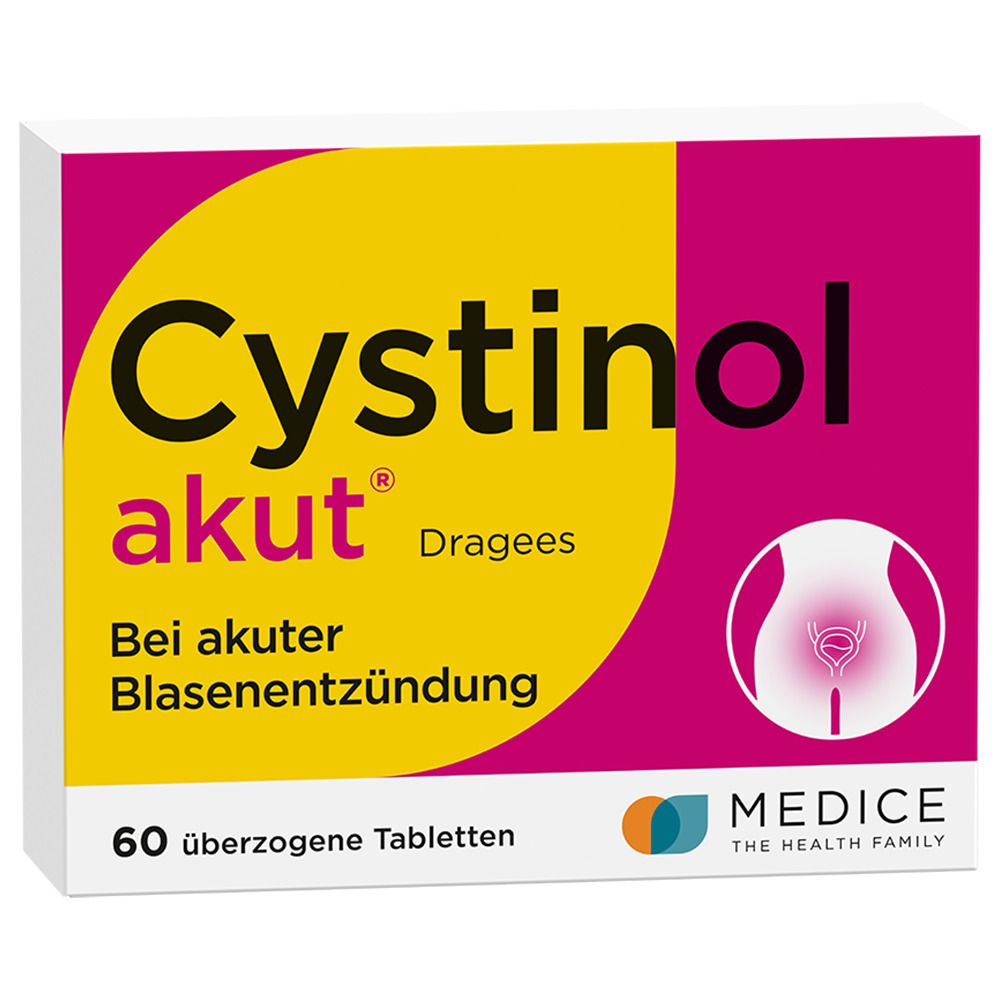 Cystinol akut Dragees 60 St Überzogene Tabletten