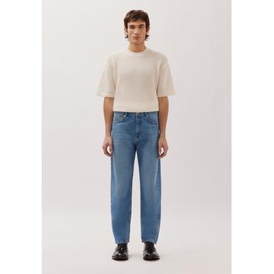 5-Pocket-Hose STUDIO SEIDENSTICKER, Herren, Gr. 34/30, Normalgrößen, blau, 100% Baumwolle, unifarben, Hosen 5-Pocket-Hose