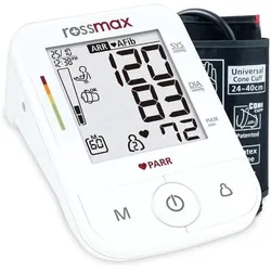 Rossmax, Blutdruckmessgerät, Blutdruckmessgerät Digital mit PARR-Technologie X5