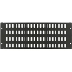 Lanview 4U 19" SCREW TYPE, VENTED, Serverschrank Zubehör, Schwarz