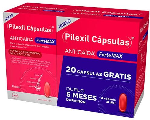 Pilexil Duplo CÃ¡psulas Forte Max