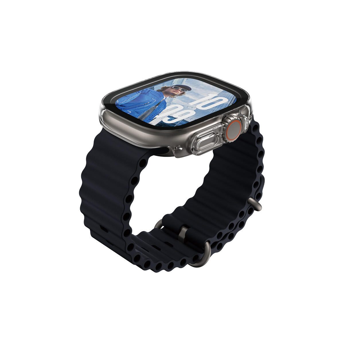 PanzerGlass™ PanzerGlass® Displayschutz Snappie Full Body Slim Transparent für Apple Watch Ultra 3/Ultra 2/Ultra - 49 mm 3715