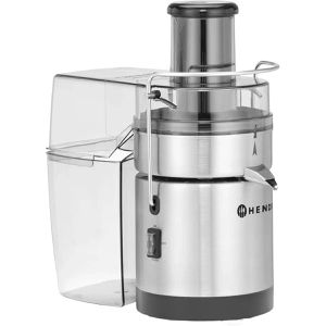 Hendi Entsafter Vito, 219881, Zentrifugalentsafter, 75 mm Einfüllöffnung, silber, 240 Watt