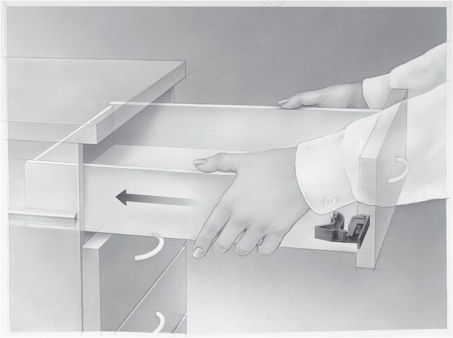 Hettich QV6 30 SFD FL/500 EB QUADRO VA Holzkasten (9047770)