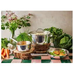 Beka BEKA CICLA Kochtopf 24 cm mit Deckel, Pfannenset + Topfset, Silber