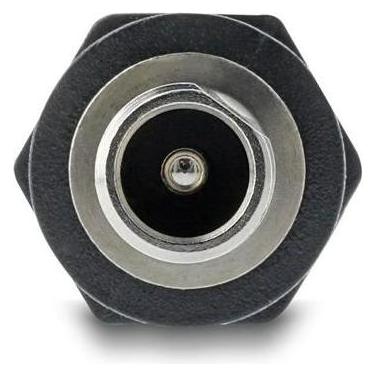 Delock Hohlstecker Adapter DC 5,5 x 2,1 mm Buchse auf Buchse mit Gewinde gerade (90941)