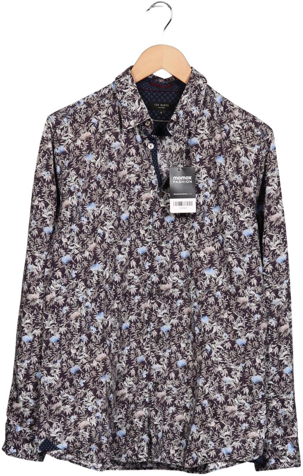 TED Baker Herren Hemd, Mehrfarbig, Gr. L (Ted Baker 4), Baumwolle - Second Hand
