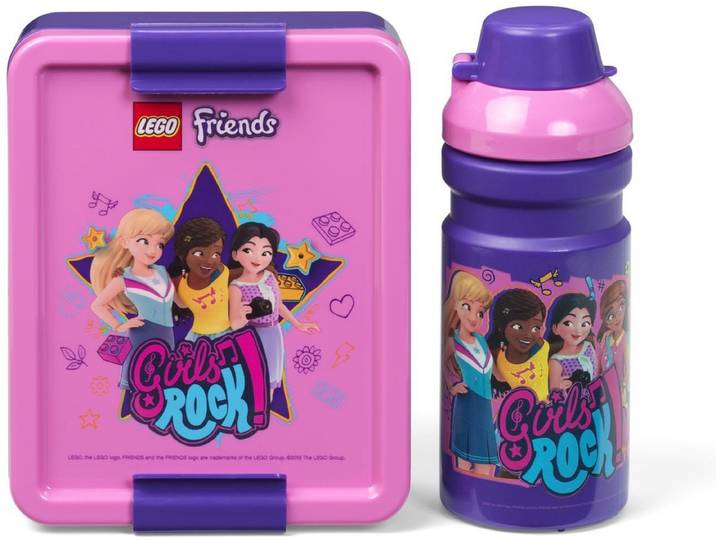 LEGO - Lunchset Friends - Polypropyleen - Paars