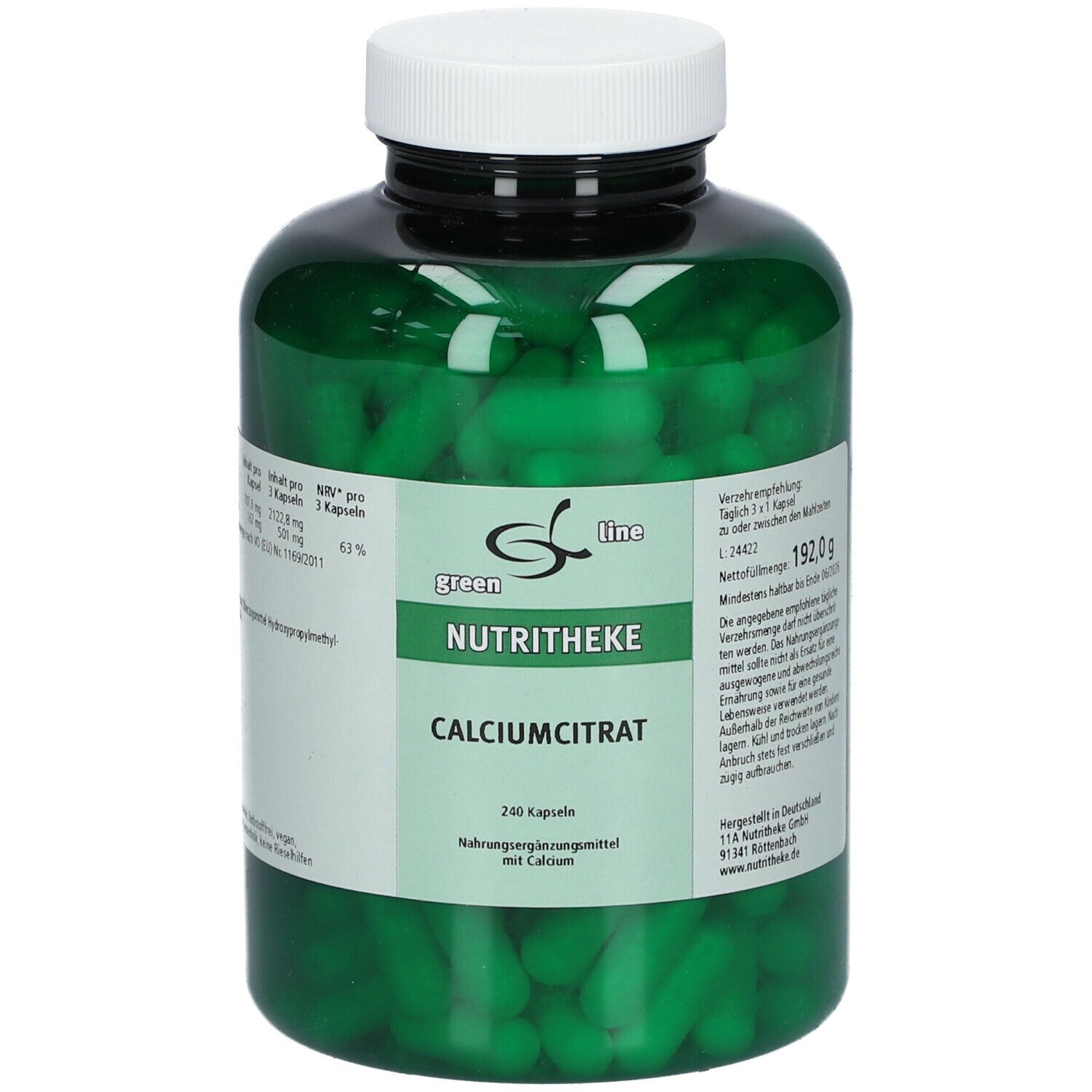 Calciumcitrat Kapseln 240 St