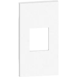 Legrand KW13M2 LivingNow Abdeckung 2-modulig für Glasfaser-Steckdose in der Farbe White