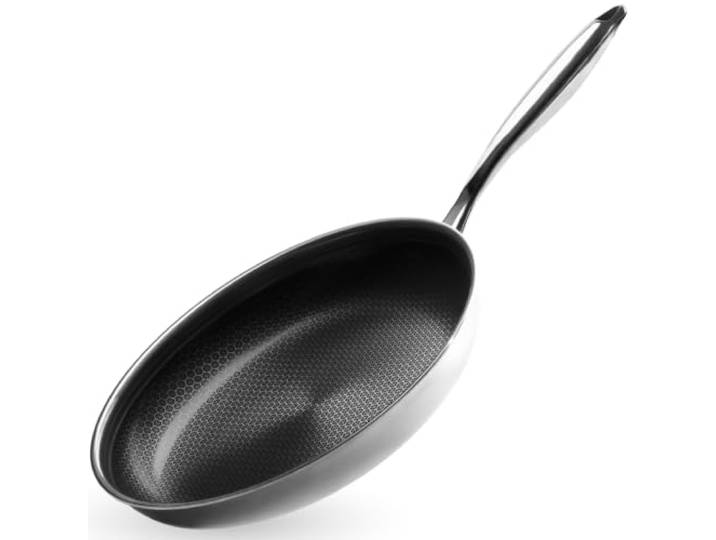 Onyx Cookware Bratpfanne 30 cm, Antihaft, PFAS-frei, für alle Herdarteni Für alle Herdarten; kratzfeste Antihaft-Oberfläche; 3-Schicht Edelstahl/Aluminium; PFAS-frei; ofenfest bis 260 °C
