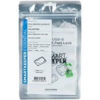 ESSENTIAL Micro USB-B Port Lock (MUL04), Einsteckschloss Farbcode Grün, 10 Stück