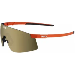 KOO, Unisex, Sportbrille, Nova (Black, Gold), Orange, Gold, Rot, Mehrfarbig