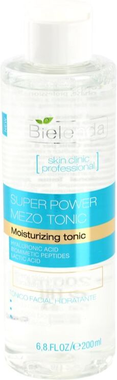 Bielenda Skin Clinic Professional Moisturizing Fugtende toner til tør hud 200 ml