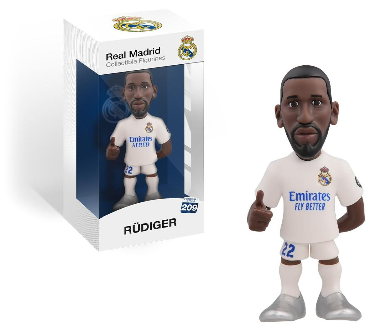 Collectible Figurine Real Madrid Rudiger - 12 cm