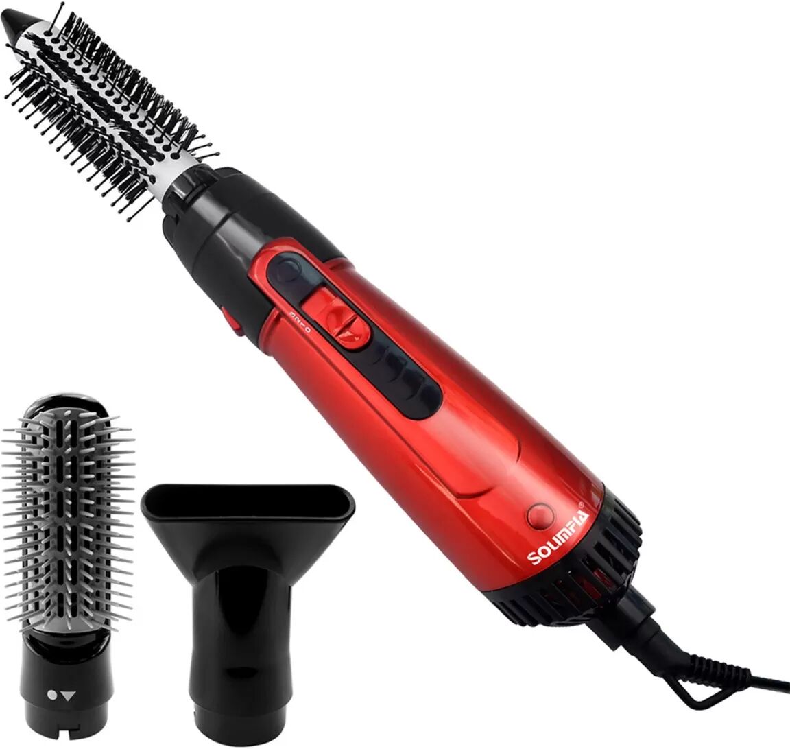 INF Brosse à Air Chaud Multifonctionnelle 3 Vitesses : Sèche, Volumise et Lisse