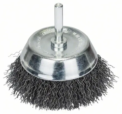 Bosch Accessories Stahl-Drahtbuerste Topf 75 mm /6 mm Schaft-Ø 6 mm