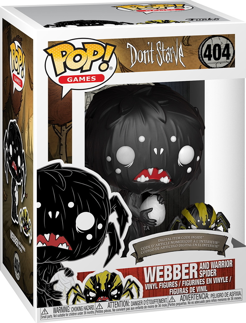 Funko Pop! Don't Starve - Webber en de Oorlogszombie 404 - Vinyl figuur