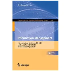 Information Management, Fachbücher von Shuliang Li