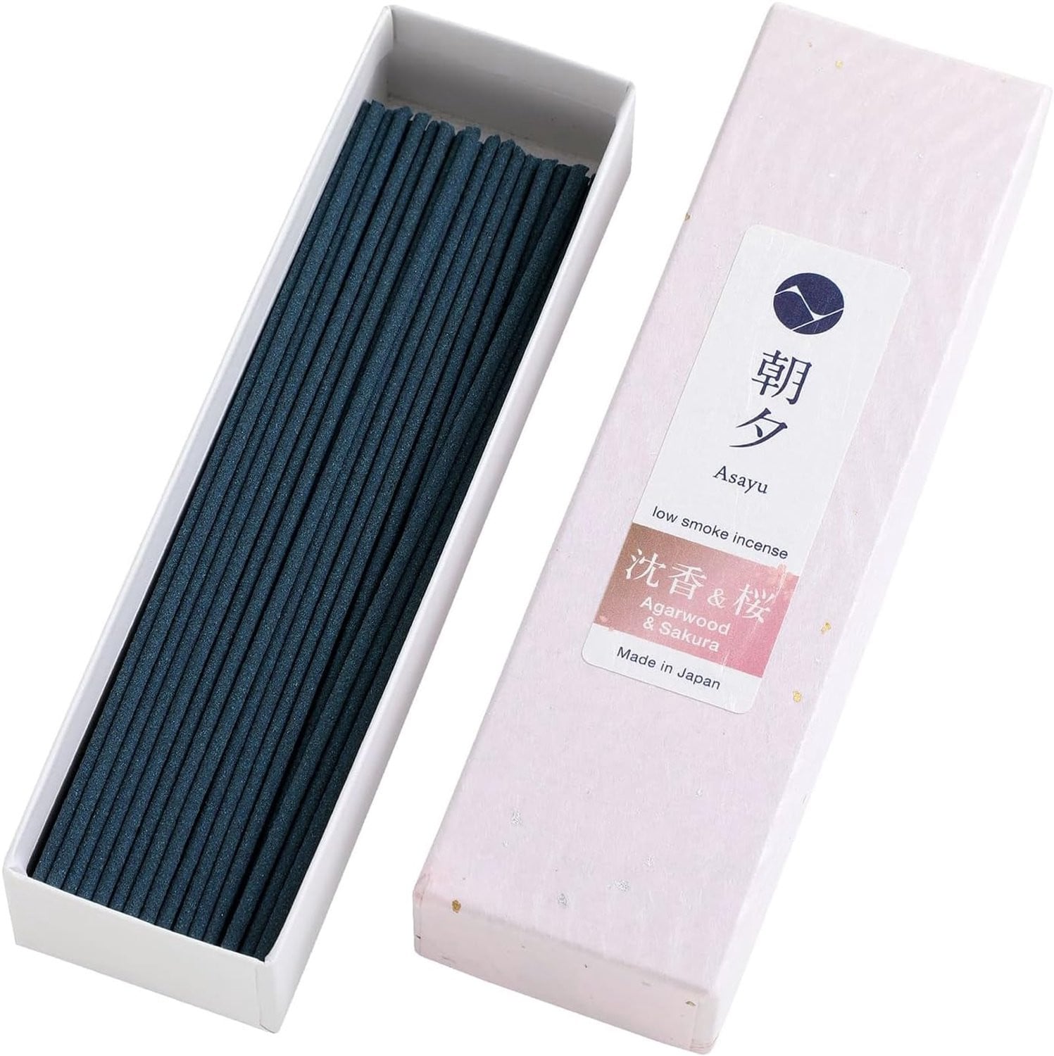 Asayu Japan Incense Sakura & Adlerhout Mix, 20g, Lage Rook, Made in Japan