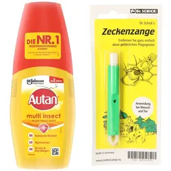 Autan Multi Insect + Zeckenzange Set 1 St Sparset