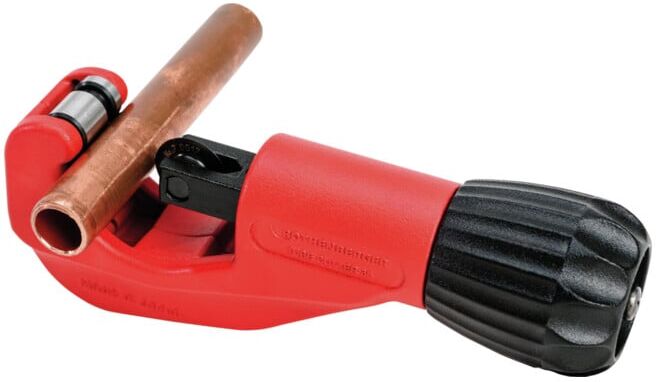 Coupe-tubes Tube Cutter L.195mm p. tuyaux 1/4-1 3/8 po. plage de travail 6-35mm ; ROTHENBERGER (70027)