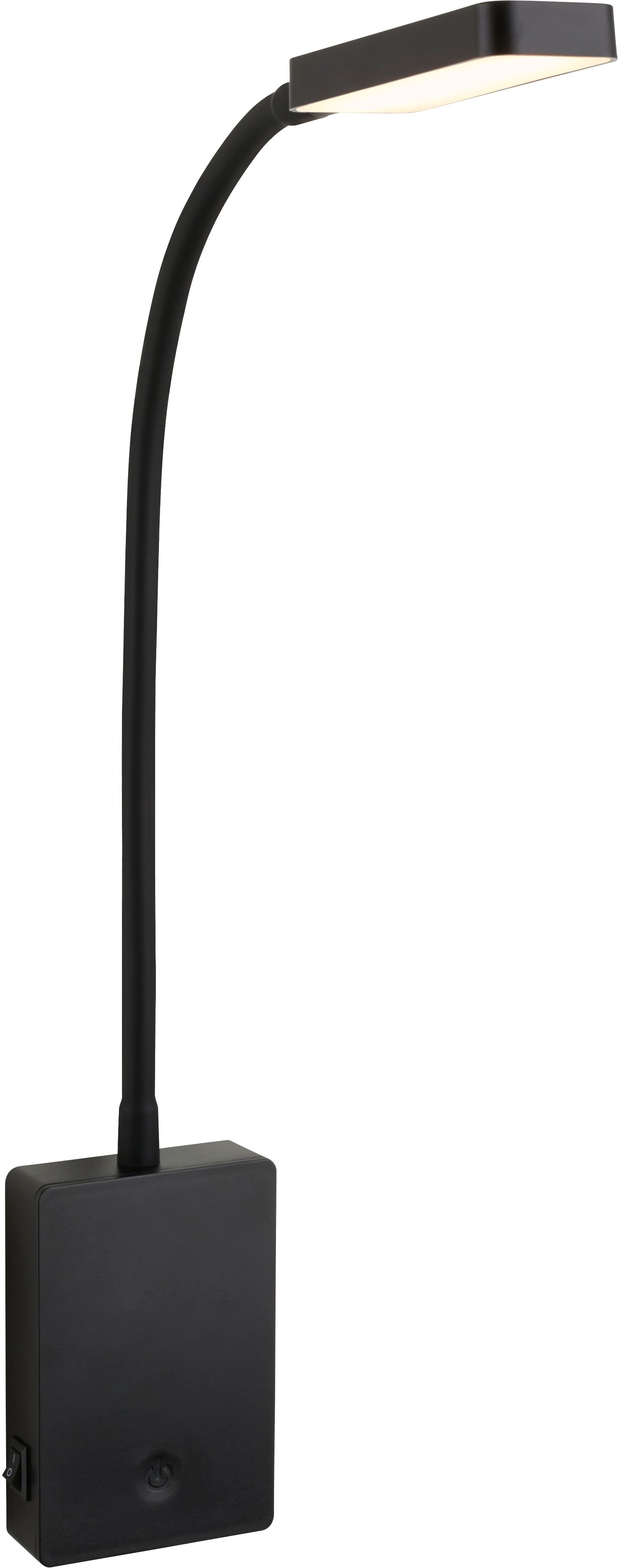 BRILONER LEUCHTEN LED Leselampe "CIELO 2361015", schwarz (matt, schwarz), Leuchten, LED Leselampe