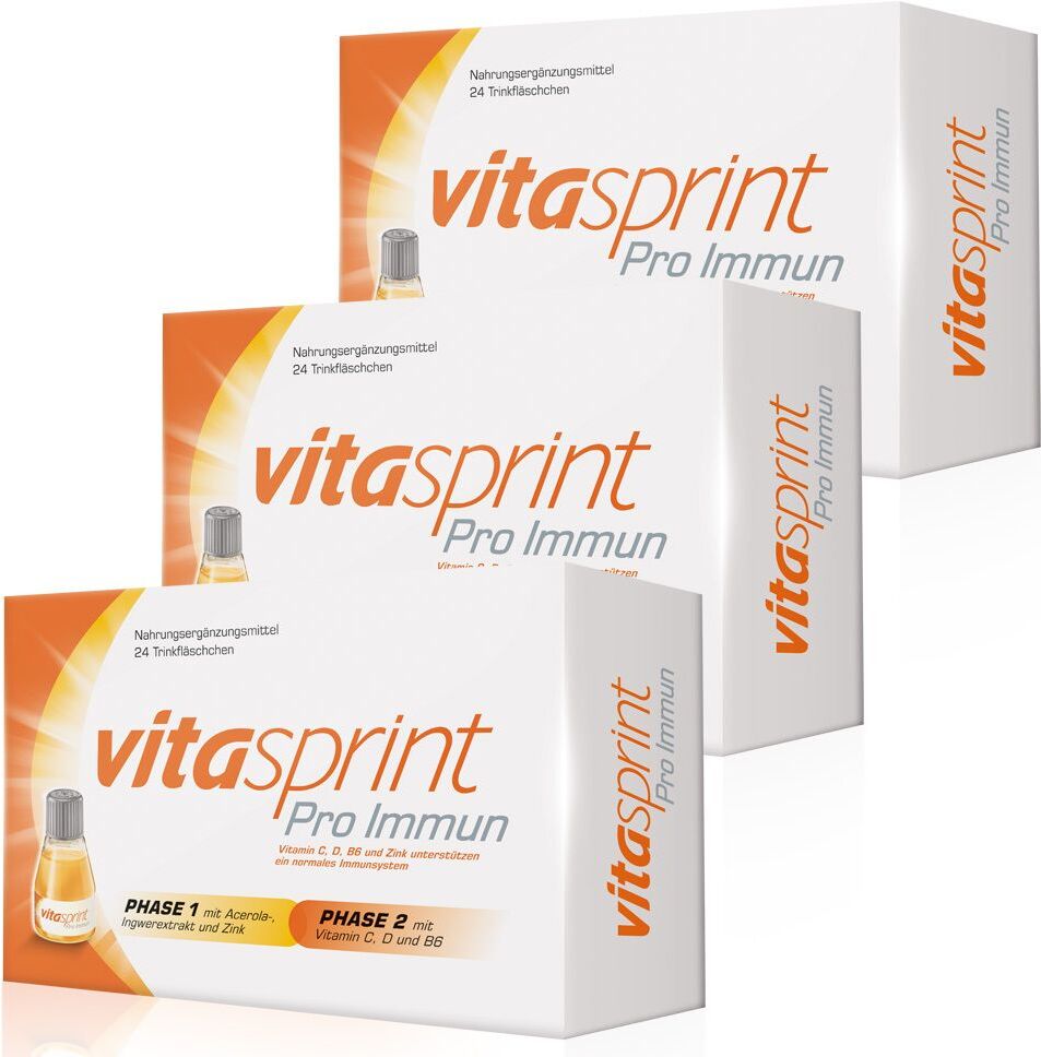 Vitasprint Pro Immun Trinkfläschchen 3er-Pack 3x24 St Trinkampullen