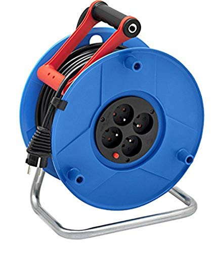 Brennenstuhl Kabelhaspel met stekker, 50 m, H05VV-F 3 G1,5, Standaard S