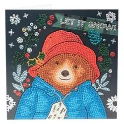 Craft Buddy Crystal Art Card Kit Let it Snow 18 x 18 cm