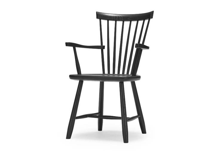Stolab Chaise avec accoudoirs Lilla Åland Noir (chêne)