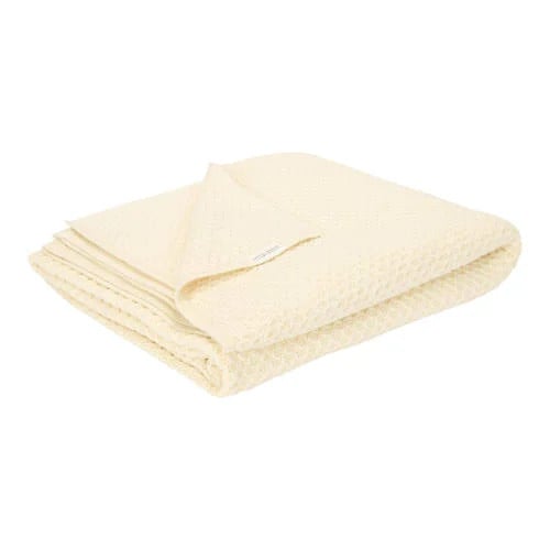 Little Dutch gebreide ledikantdeken Pure Soft White