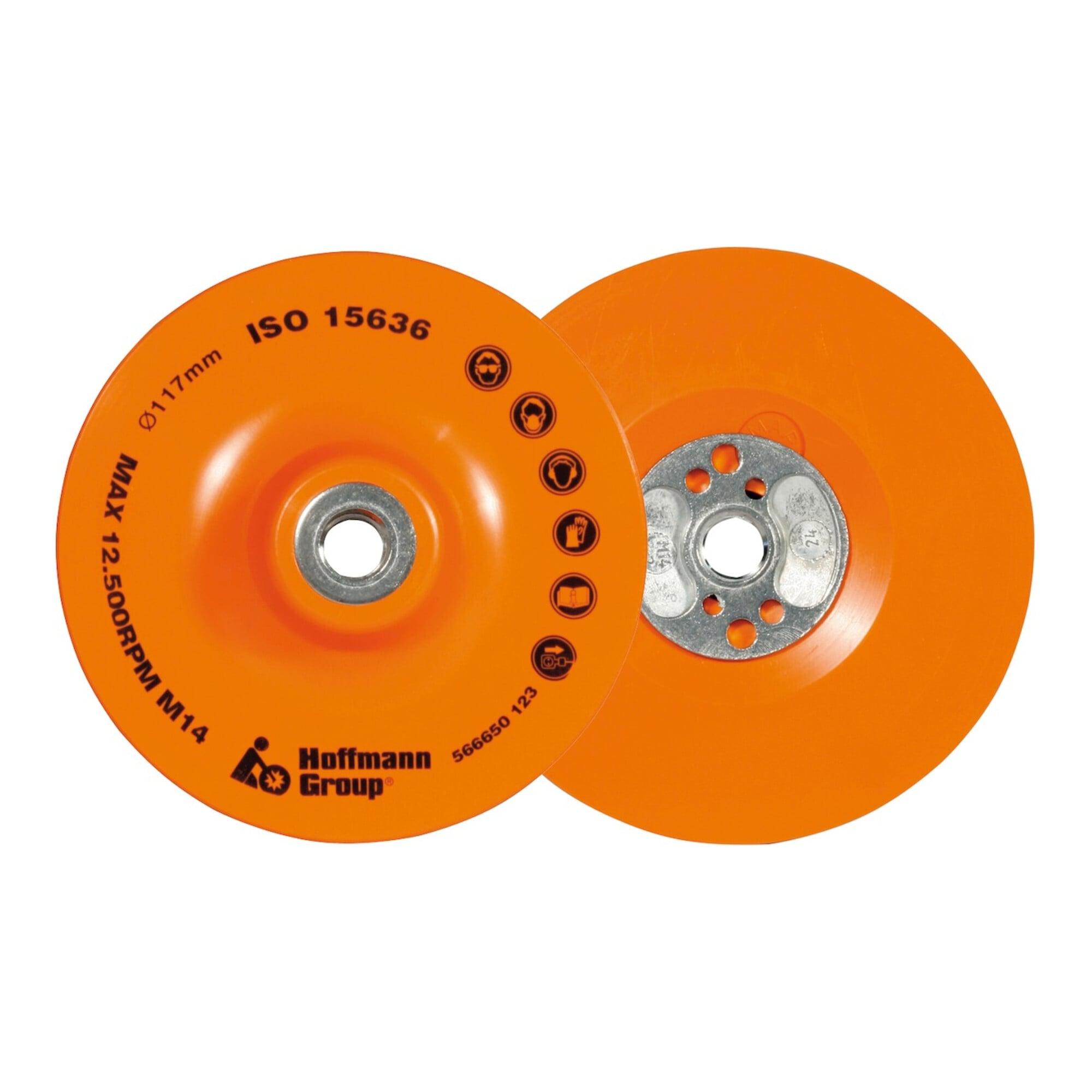 HOLEX ISO-Stützteller mit Spannmutter M14 flexibel/glatt Ø 117 mm (566650 117)