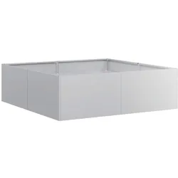 vidaXL Pflanzkübel 100x100x30 cm Verzinkter Stahl