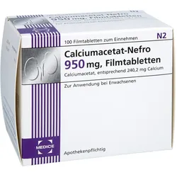 Calciumacetat Nefro 950 mg Filmtabletten