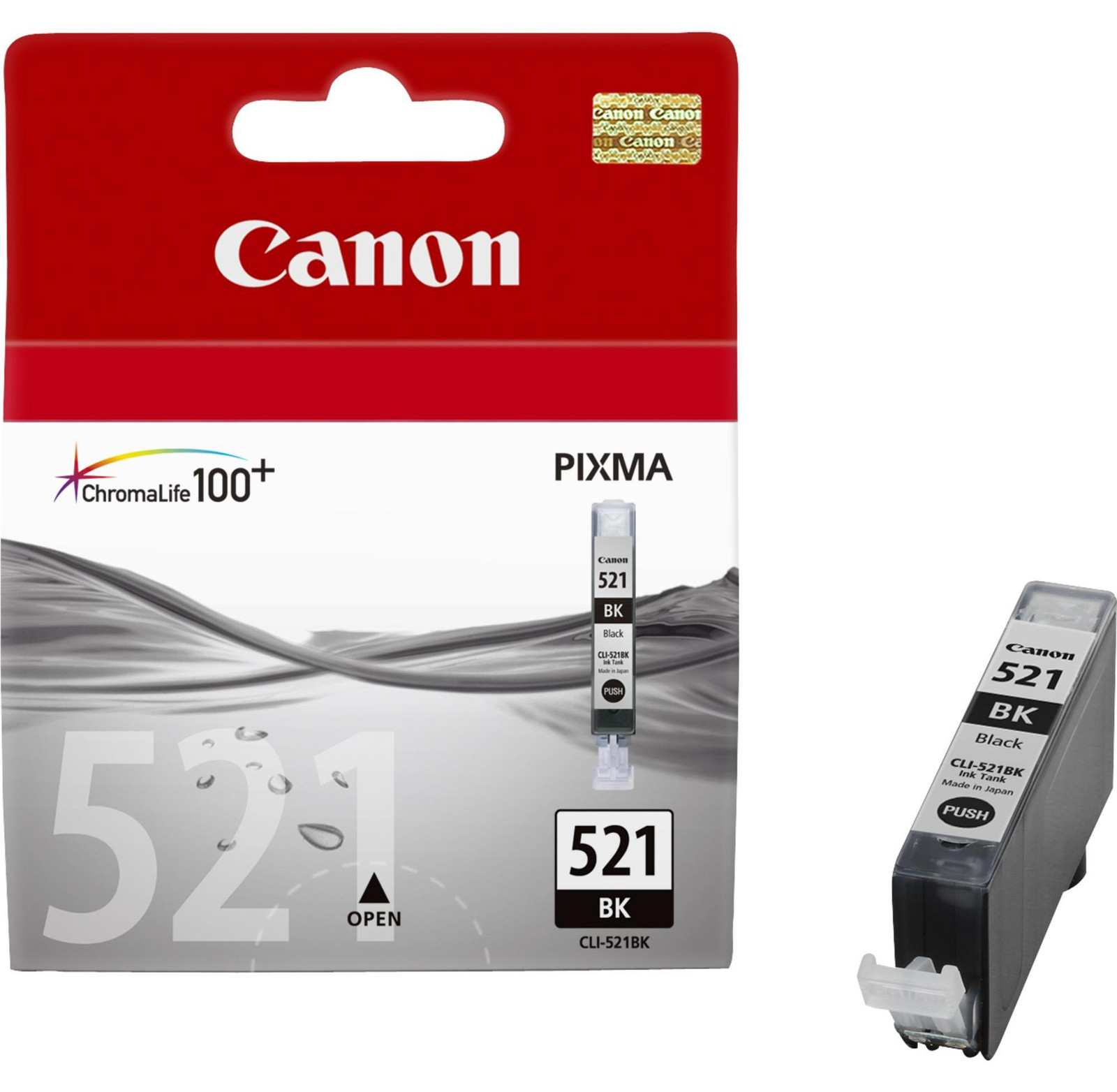 Canon CLI-521 BK Photo Black Inktcartridge