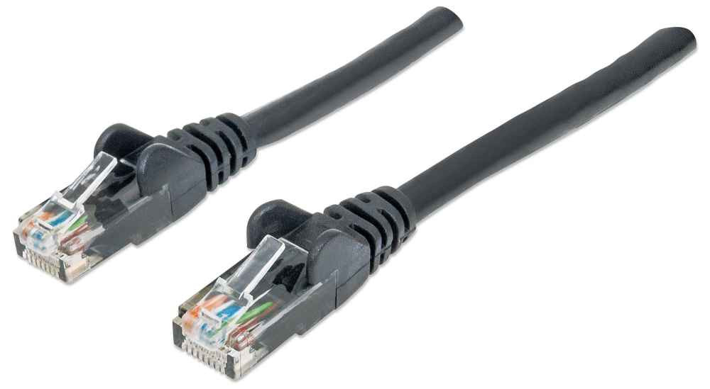 Intellinet Patchkabel RJ45 U/UTP Cat6 2,00 m zwart