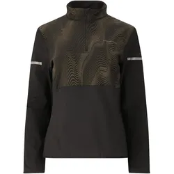 ENDURANCE Rumbia Printed Midlayer Laufpullover Damen 1001 - black 34