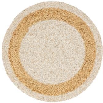 Saro Lifestyle Textured Jute Braided Placemat (Set of 4)