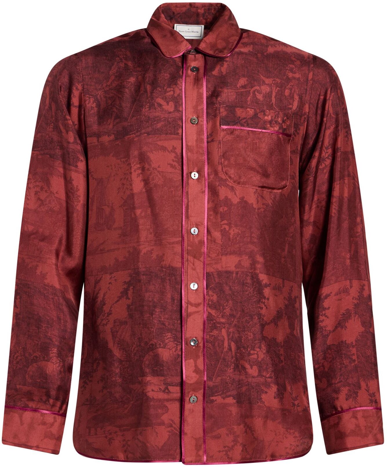 Pierre-Louis Mascia Camisa Hombre Ladrillo M,S Hombre
