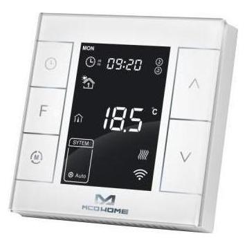 MCO Home MCOEMH7H-EH2-B - Electrical Heating Thermostat with humidity sensor Version 2 (MCOEMH7H-EH2-B)
