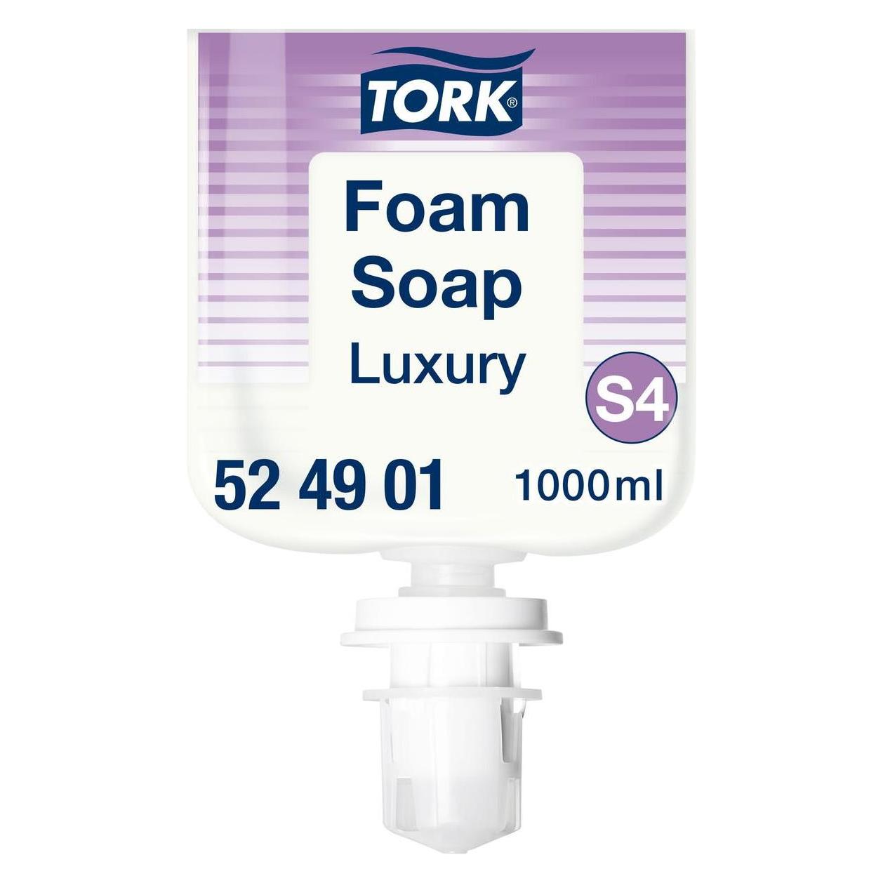 Tork FOAM SOAP TROK LUXURY S4 1000ML (Flüssigseife, Handseifenspender, 1000 ml) (524901)