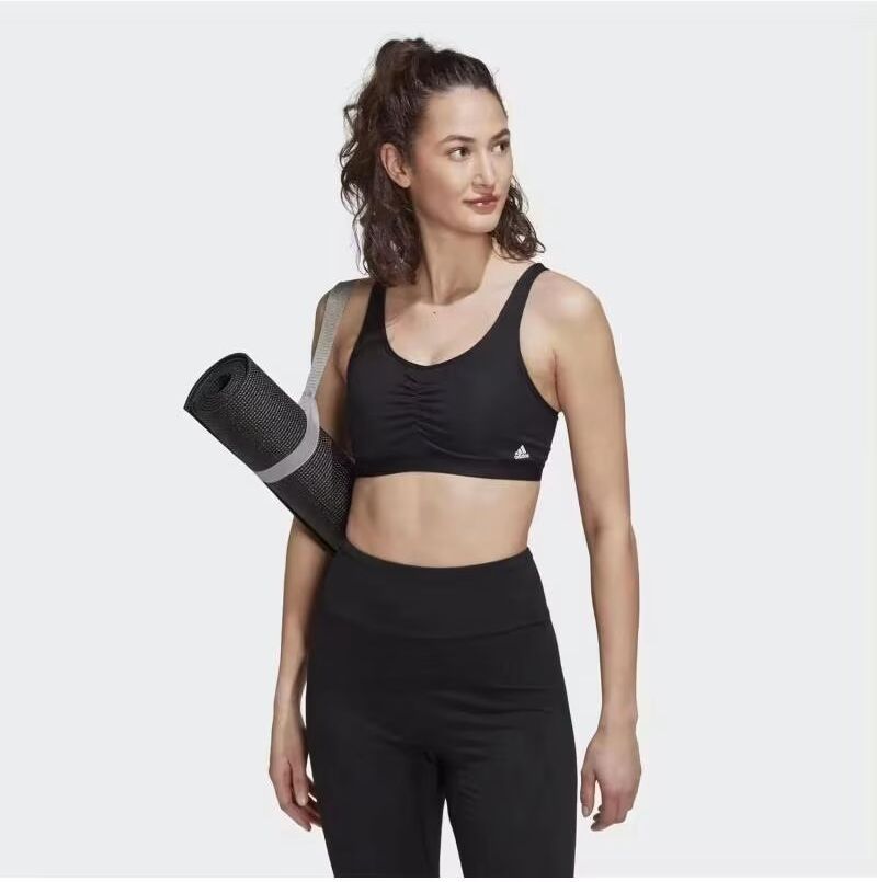 Adidas Sujetador Deportivo Ajustable Negro M Mujer